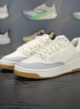 李宁正品新秀男女同款户外休闲透气耐磨系带低帮板鞋ABCV031-2