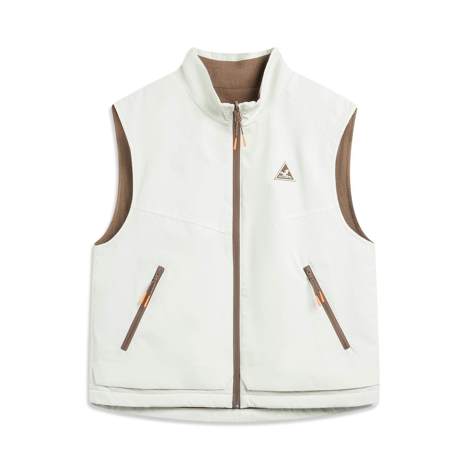 李宁正品运动潮流系列女子宽松休闲梭织拉链立领单马甲AMRV038,运动服/休闲服装,单马甲,淘宝优惠券,粉丝福利购,淘宝优惠卷