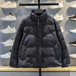 李宁正品 健身系列女子防泼水运动训练保暖立领羽绒服AYMV196