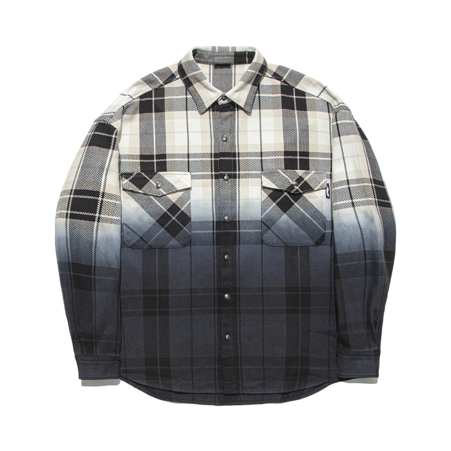 Lining/李宁正品x PLEASURES联名男子宽松休闲长袖衬衫ASHT523