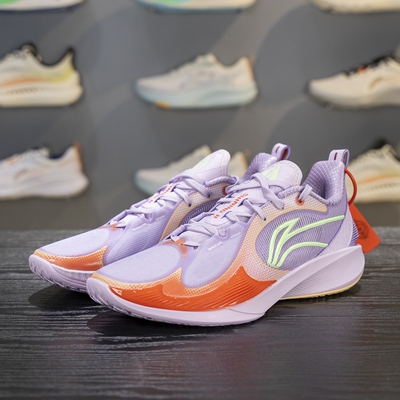 李宁正品闪凌2V2男子时尚潮流透气耐磨实战运动篮球鞋ABPV003-8