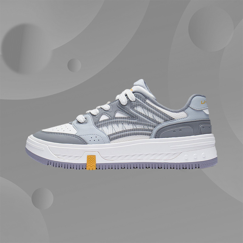 李宁正品新款男子浮游经典时尚潮流运动休闲鞋板鞋AGCS077-2-3