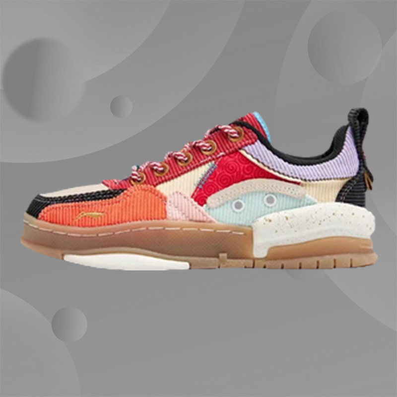 李宁休闲鞋男鞋NO.258耐磨防滑板鞋潮流经典春秋运动鞋AGCR375