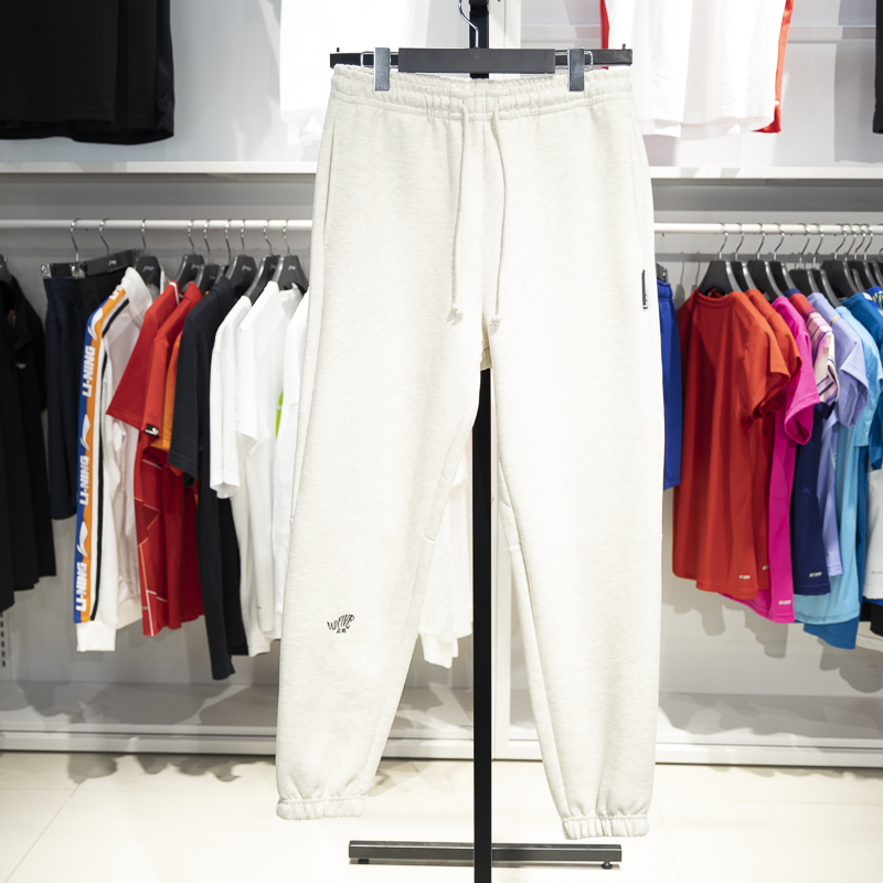 李宁正品2李宁正品男子针织卫裤