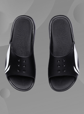 李宁拖鞋男夏季男女沙滩鞋厚底防滑软底透气外穿凉鞋ABTR005