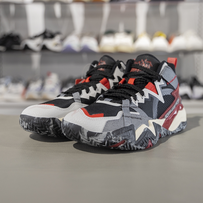 李宁正品男大童轻质回弹篮球鞋