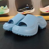 李宁正品 AGAU002 PROJECT SLIDE女子简约耐磨轻便厚底休闲拖鞋