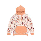 中国李宁正品 米奇联名宽松休闲套头运动保暖连帽卫衣AWDR133 新款