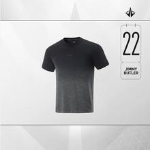 李宁正品吉米巴特勒专业篮球系列男子一体织修身短袖T恤ATSV049