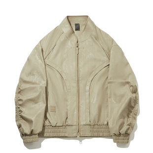 李宁正品 男子宽松休闲刺绣潮流百搭挺括夹克外套AFDW259 2026春季