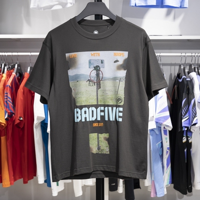 李宁正品男子宽松圆领运动短袖