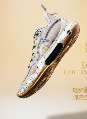 Lining/李宁正品驭帅EVOLUTION LOW男子耐磨透气篮球鞋ABAS161