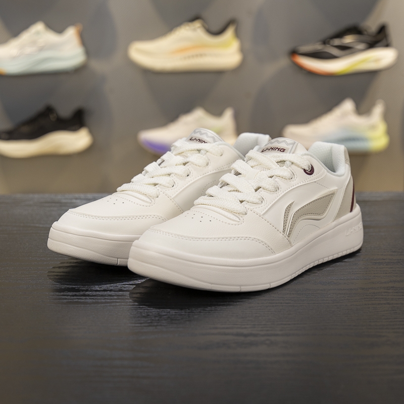 李宁正品元宝V3男子时尚百搭轻便舒适透气低帮休闲鞋AGCV107-2