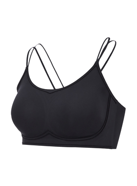 Lining/李宁正品春季女子健身系列纯色轻度支撑瑜伽内衣AUBT004