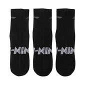 Lining AWST209 男女舒适透气抗菌运动中筒袜3双装 李宁正品 秋季