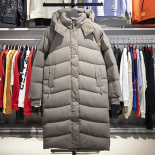 2024冬季 连帽羽绒服AYMU090 新款 长款 女子防风保暖时尚 李宁正品