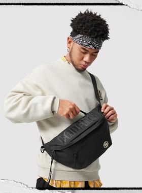 李宁正品反伍BADFIVE男女同款反光防泼水运动休闲斜挎胸包ABDV001