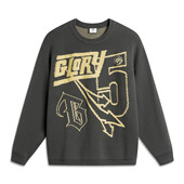 李宁正品 AMBT259 反伍BADFIVE男子潮流休闲印花圆领宽松套头编织衫