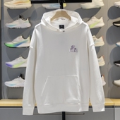 Lining 韦德联名系列男子休闲宽松套头连帽卫衣AWDS581 李宁正品