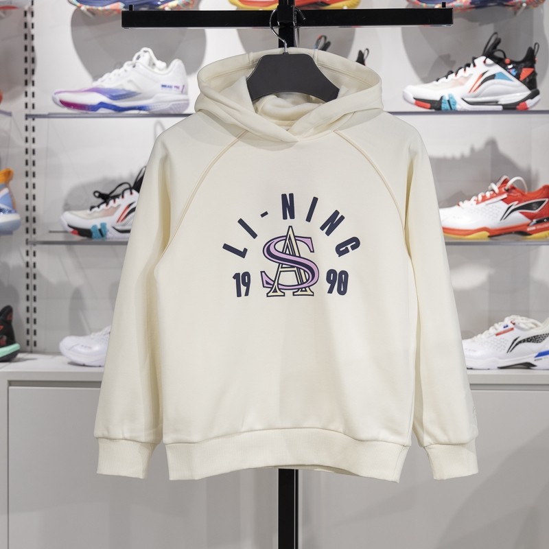 李宁正品运动生活系列女大童加绒保暖宽松百搭连帽卫衣YWDU172-3,童装/婴儿装/亲子装,卫衣/绒衫,淘宝优惠券,粉丝福利购,淘宝优惠卷