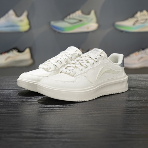 李宁正品女子运动休闲低帮板鞋