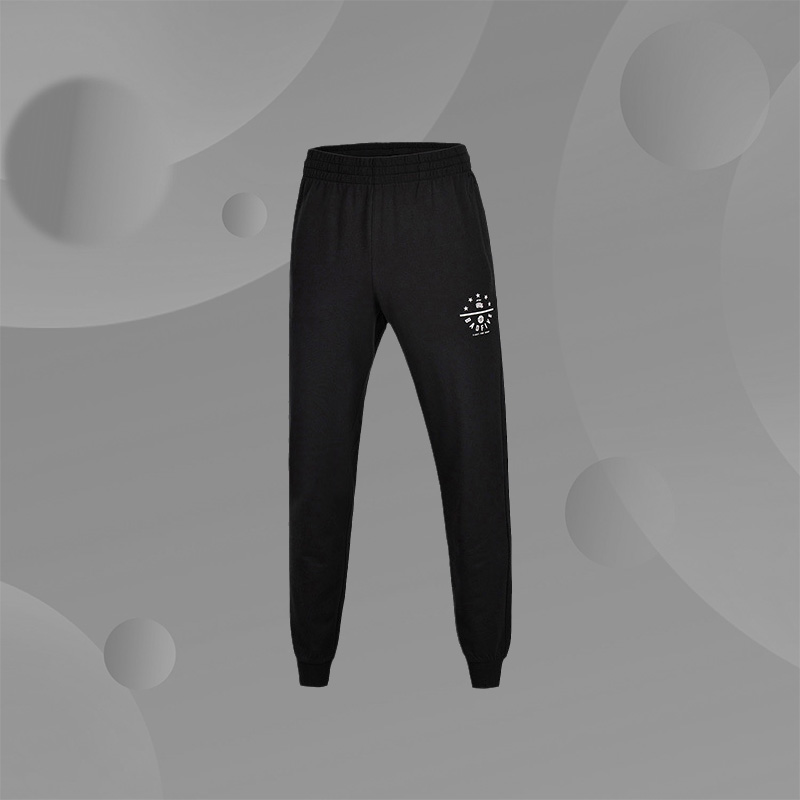 李宁卫裤男裤夏季新款舒适透气运动裤针织收口休闲小脚裤 AKLM273