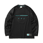 T恤ATLR005 休闲跑步系列男子透气圆领宽松长袖 李宁正品 新品