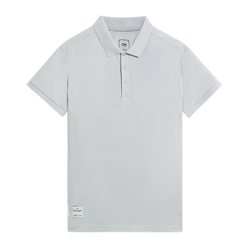 李宁正品夏季休闲运动舒适修身健身男子POLO衫APLS041