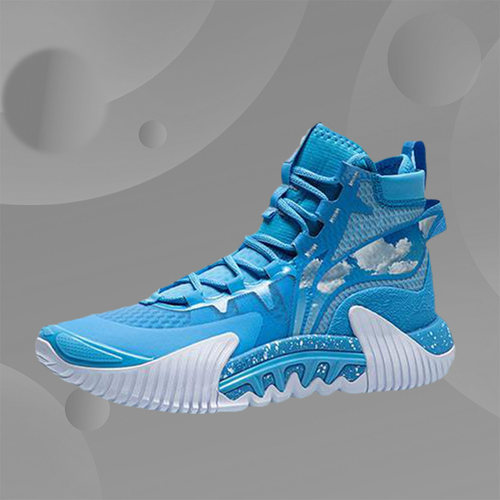 李宁春季新款反伍2代䨻科技减震回弹专业室外比赛篮球鞋ABFR001