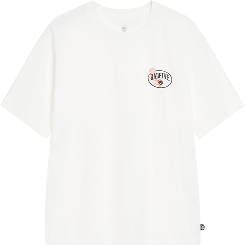 Lining/李宁正品反伍BADFIVE男子时尚潮流休闲宽松短袖T恤AHST507