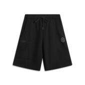 李宁正品 韦德系列男子速干凉爽宽松透气耐磨针织直筒短裤 AKSV071