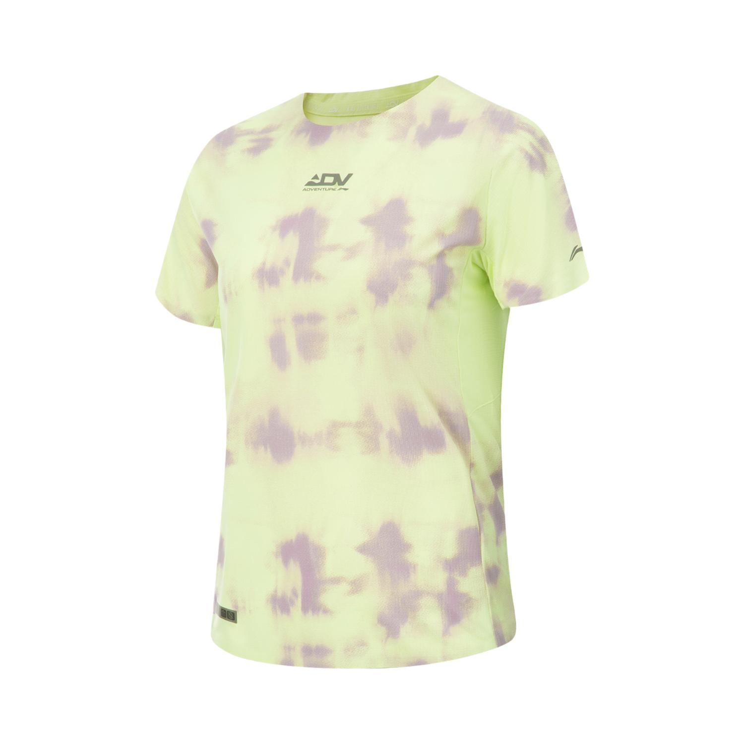 李宁正品女子反光速干短袖T恤