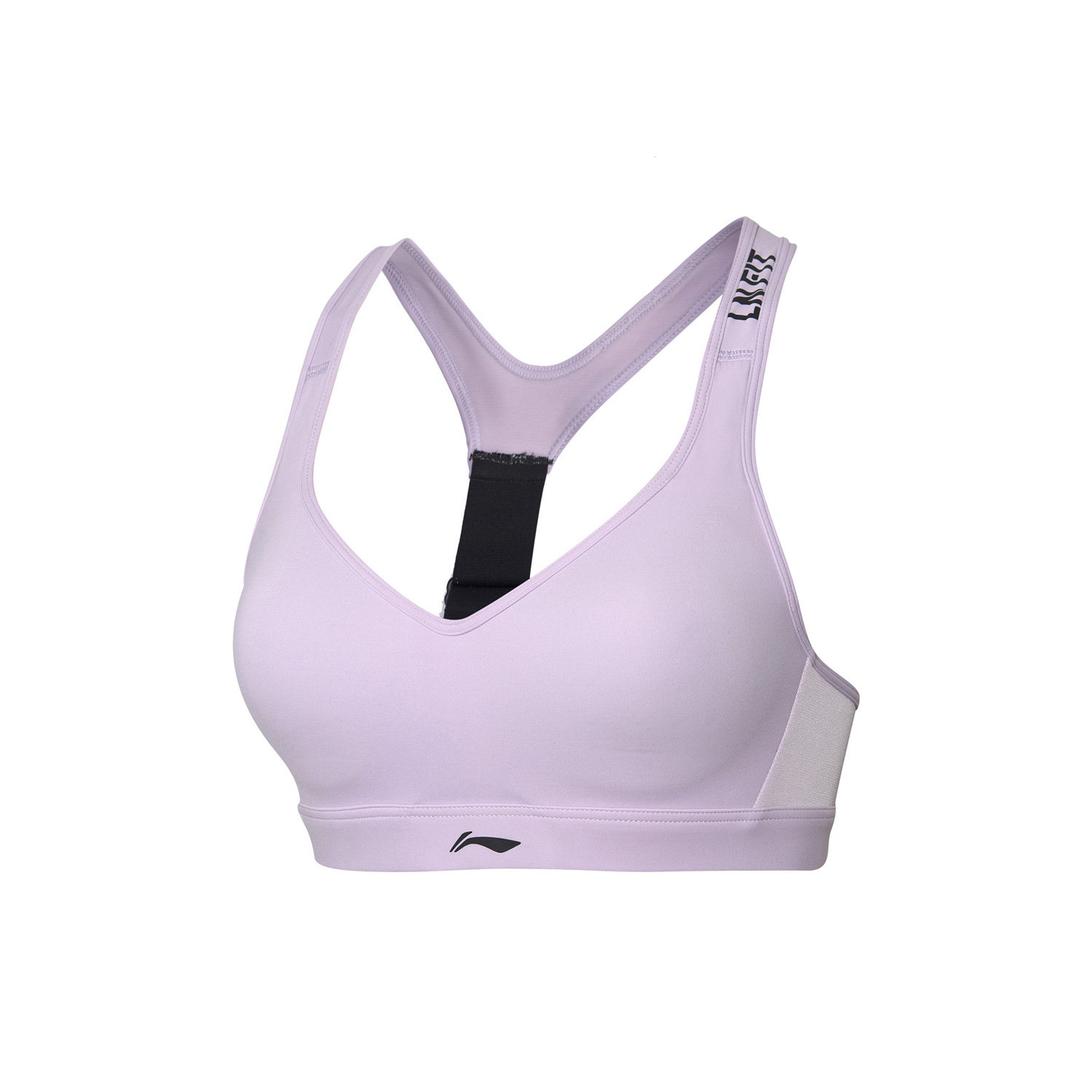 李宁夏季新款运动内衣女士高度支撑弹力瑜伽针织运动服AUBQ042