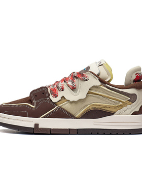 Lining/李宁正品冬季男子惟吾 PRO舒适软弹滑低帮板鞋 AECT045