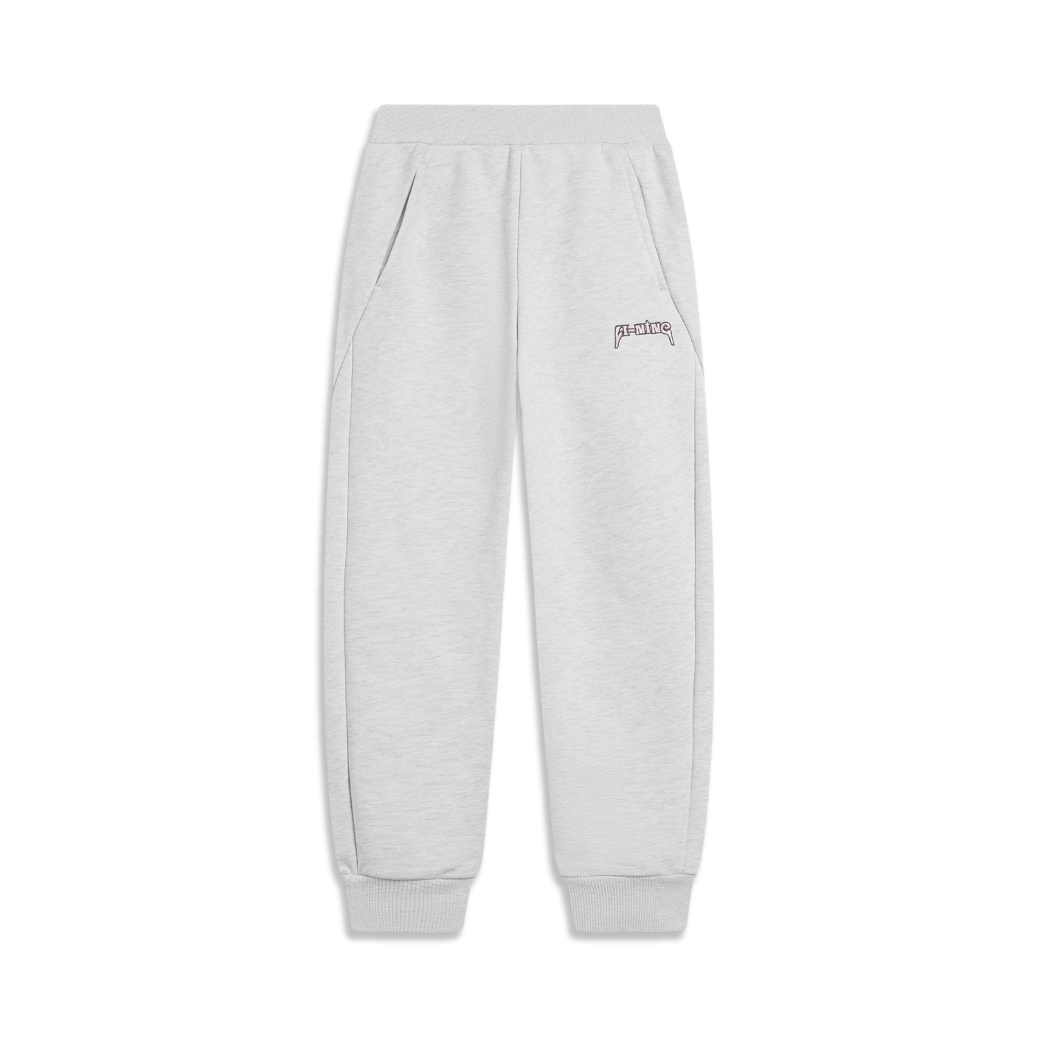 Lining/李宁正品夏季女童运动生活系列纯色百搭针织长裤YKLT342