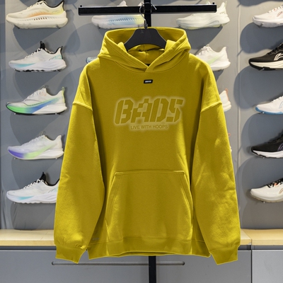 李宁正品反伍系列男子时尚字母印花针织加绒保暖卫衣AWDV877-4