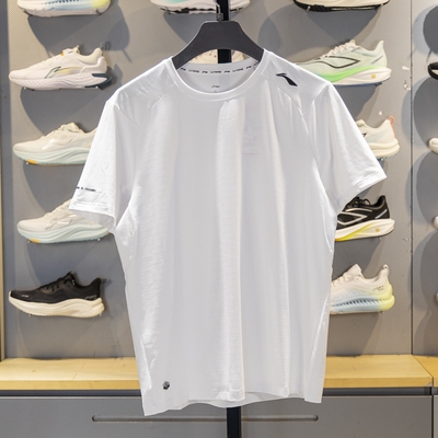 李宁男子训练套头短袖