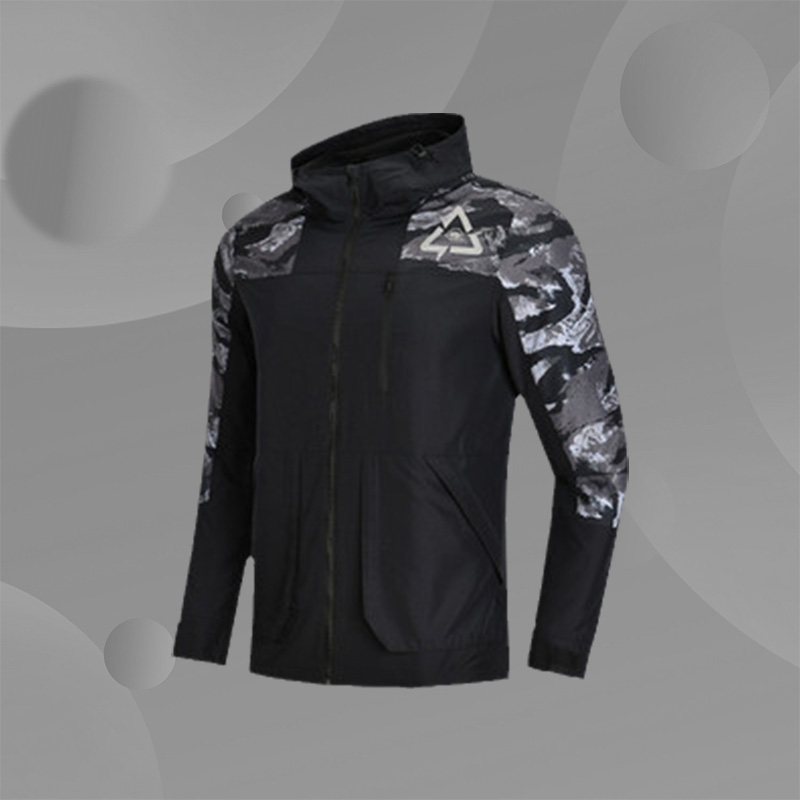 2018秋款新品李宁男子运动风衣BAD5系列连帽外套时尚夹克AFDN357