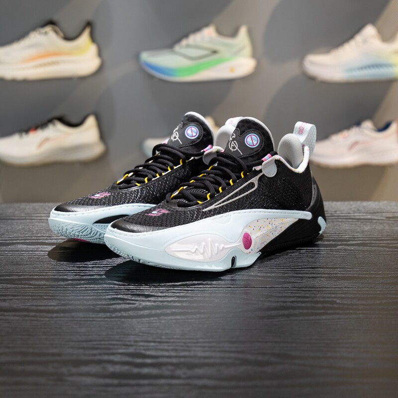 李宁正品韦德全城14男子防滑耐磨专业运动训练篮球鞋ABAW001-13