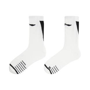 AWLV007 吸汗运动篮球中长袜一双装 李宁正品 CBA篮球系列男女同款