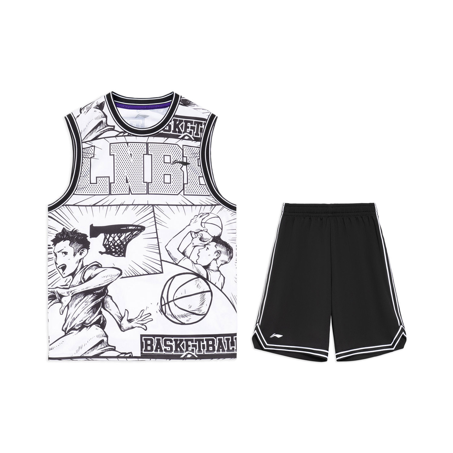 Lining/李宁正品夏季儿童运动篮球系列透气比赛运动套装YATT137,童装/婴儿装/亲子装,套装,淘宝优惠券,粉丝福利购,淘宝优惠卷