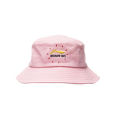 李宁正品 运动生活系列女小童字母刺绣遮阳防晒渔夫帽YMYQ118