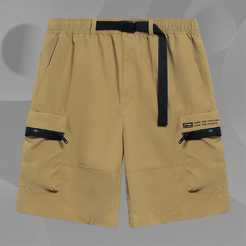 Lining/李宁正品运动时尚系列男子宽松休闲梭织运动短裤AKST643