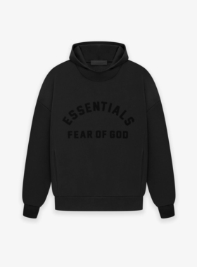 Essentials Fear of God FOG 23新款暗黑系弧形logo卫衣帽衫连帽