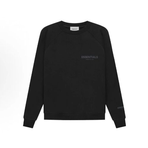 Essentials Fear Of God FOG 21FW小标胸口字母卫衣圆领套头宽松