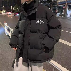 棉衣外套男士冬季2024新款加绒加厚棉袄冬装男生潮牌痞帅棉服学生