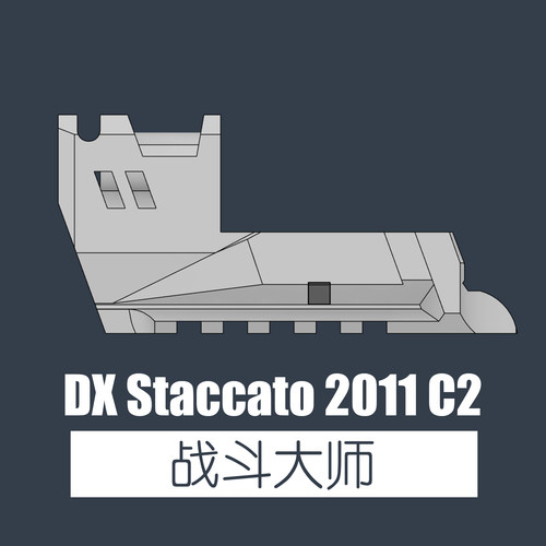 dx2011 c2电手staccato战斗大师装饰打印制退器模型