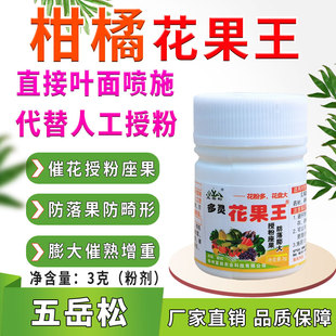 花果王柑橘授粉座果柑橘坐果膨大增甜降酸着色防软果防落果防裂果