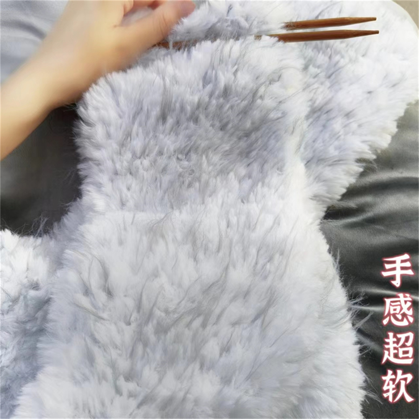 手工编织渐变水墨自制围巾送人