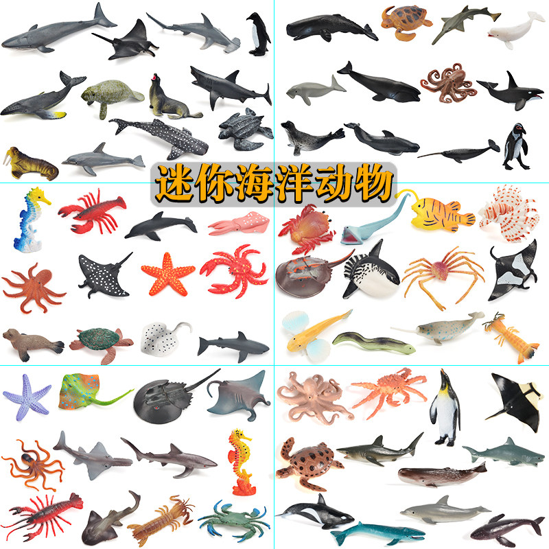 迷你海洋动物玩具环保无异味图片